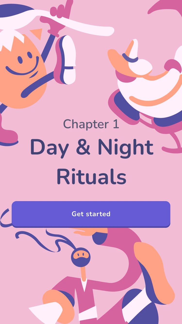 Chapter presentation screen
